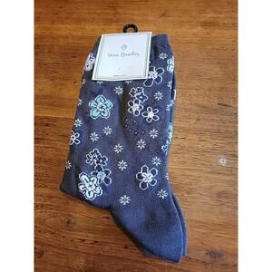 Vera Bradley Holland Ditsy Socks Tornado Gray